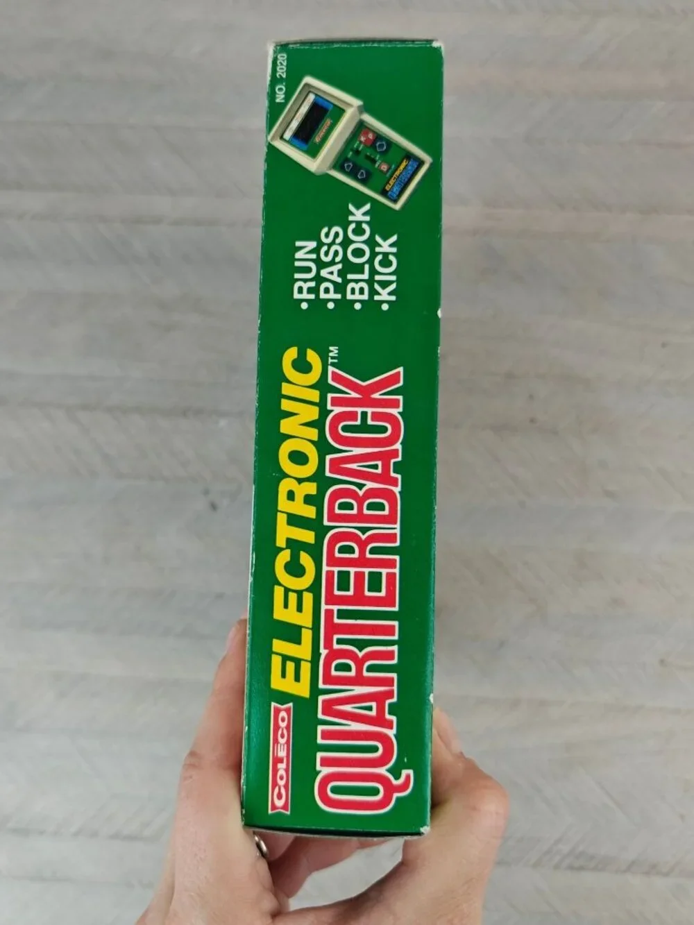 Vintage Coleco Electronic Quarterback Handheld Game 1978 w/Original Packaging